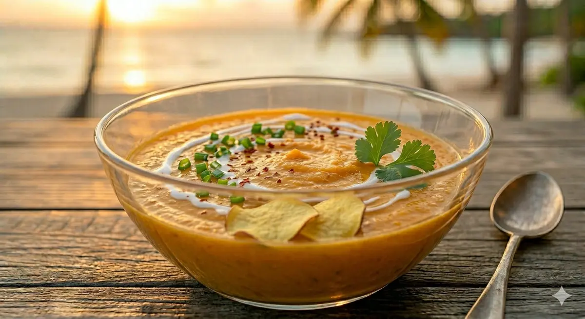 Sweet Potato Velouté with Coconut Milk